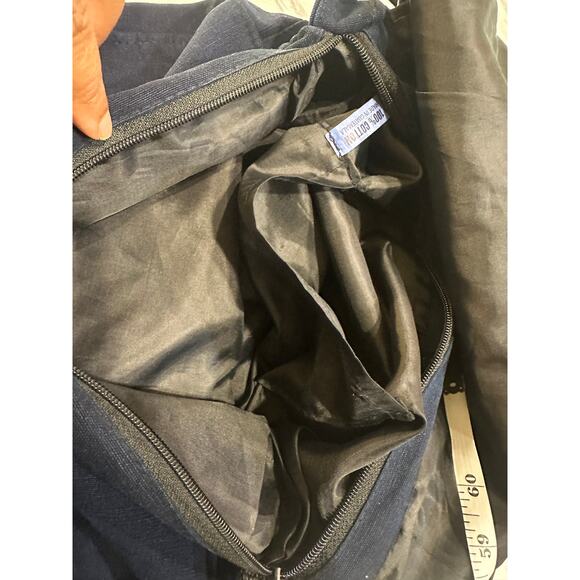 Blue Handmade Cotton bag with Peace Symbol - Picture 7 of 8